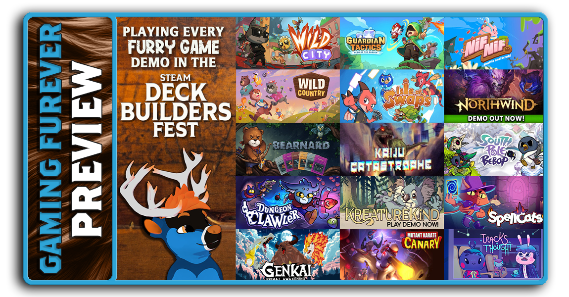 Trying EVERY Furry Game Demo in the Steam Deckbuilders Fest 2024