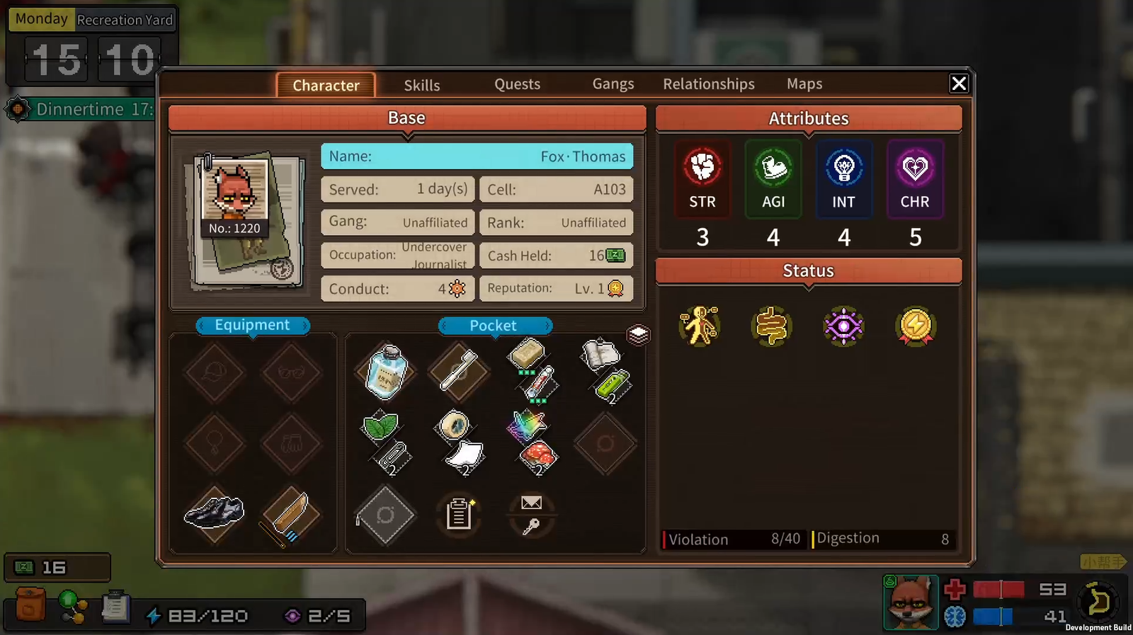 BackToTheDawn Inventory