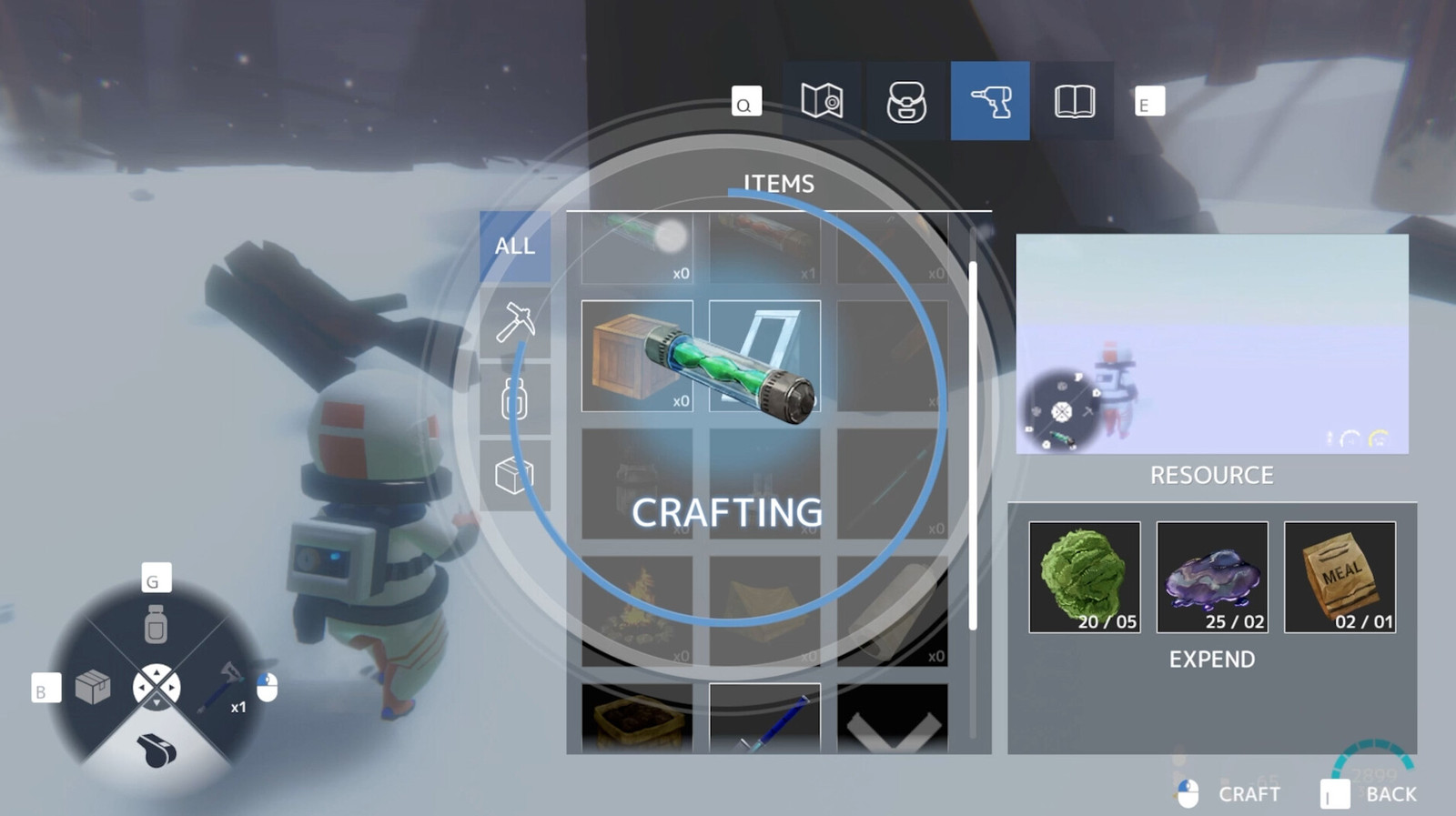 NovaAntarctica Crafting